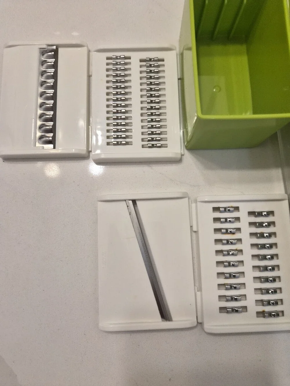 Mandoline Slicer with Interchangeable Blades